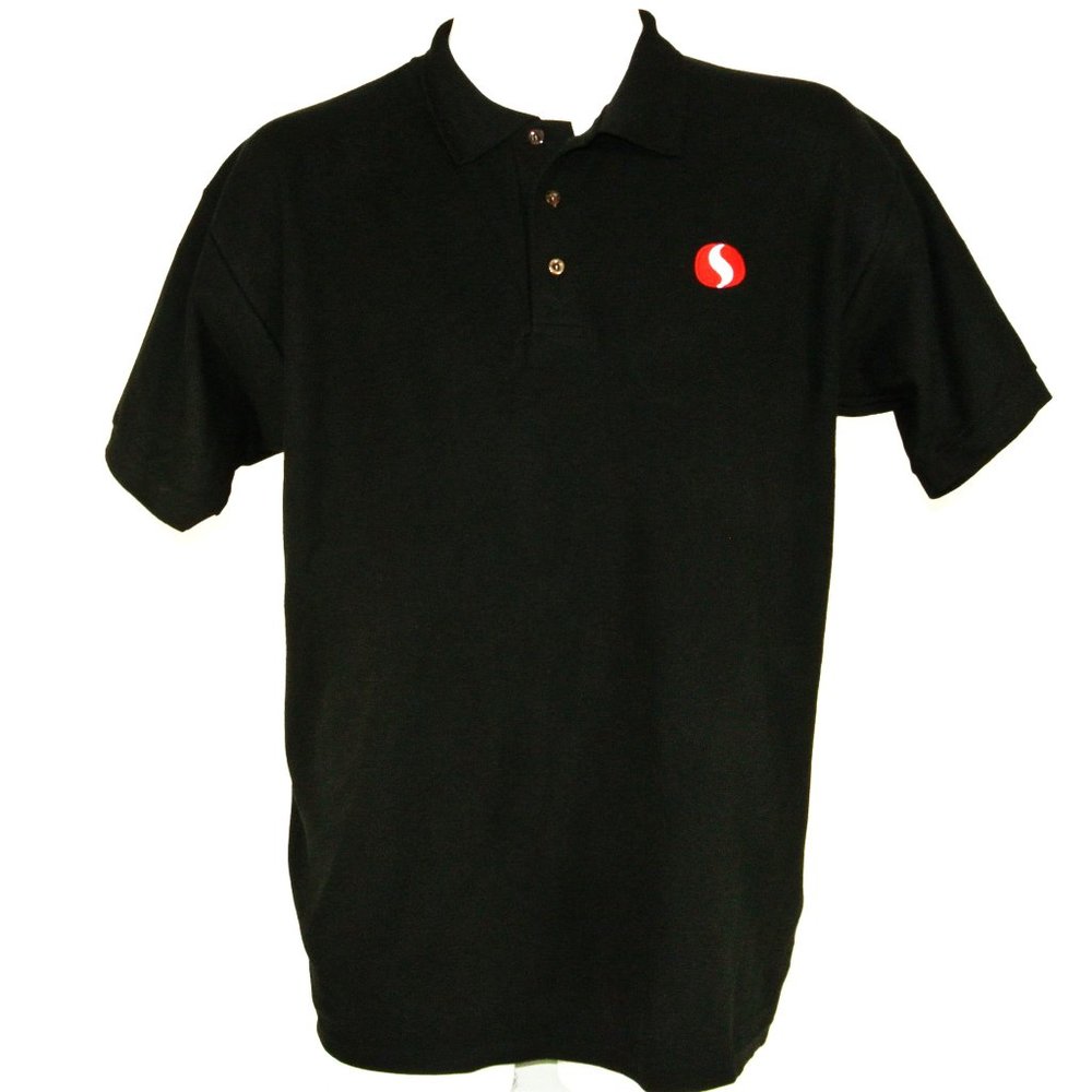 SAFEWAY Logo Grocery Store Black Polo Shirt Employee Uniform NEW Size XL